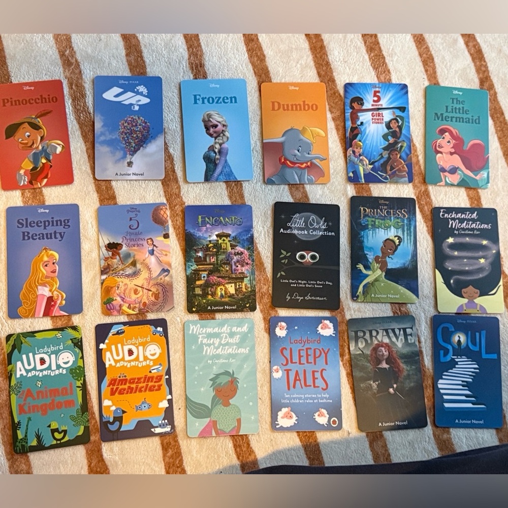 Set of 18 popular Yoto cards